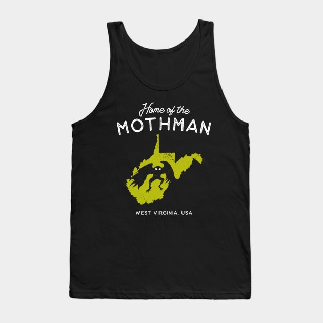 Home of the Mothman Tank Top by Strangeology